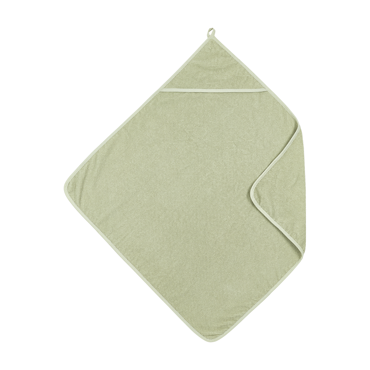 Cape de bain Popcorn Vert olive Meyco Baby pour bébé