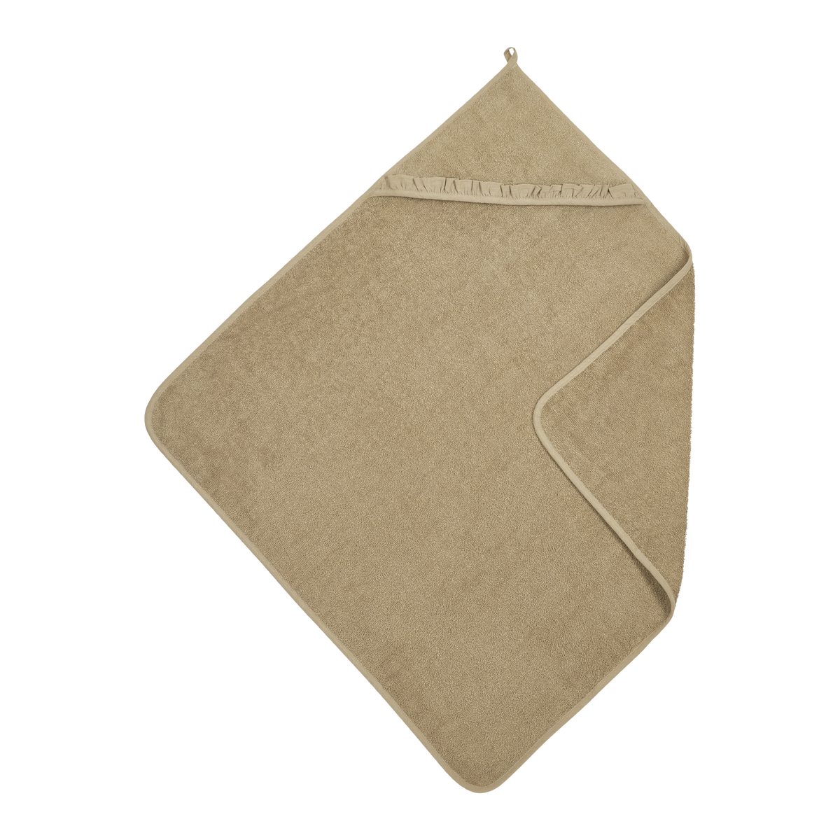 Cape de bain Ruffle Taupe Meyco Baby pour bébé
