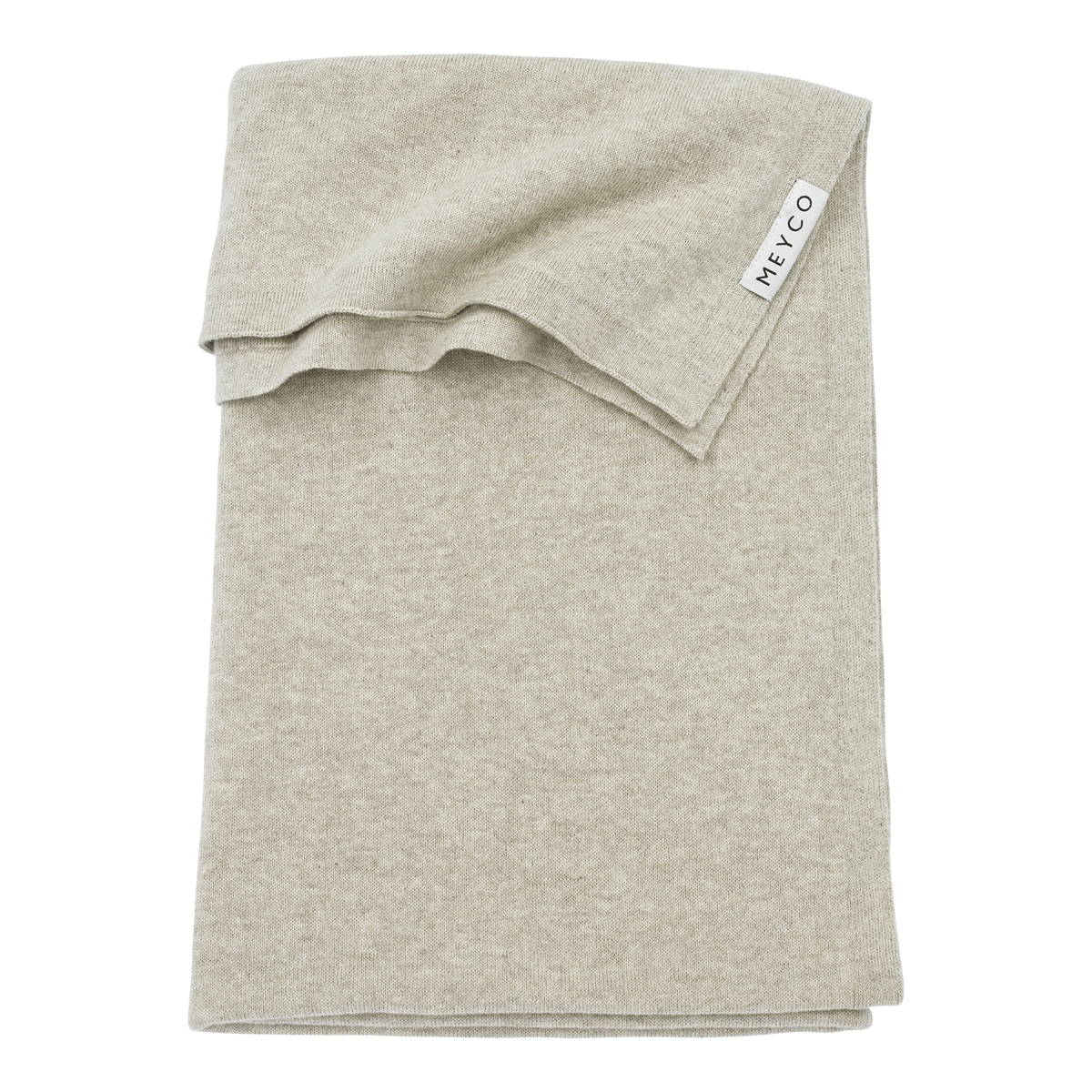 Couverture bébé Knit Basic Sand 75 x 100 cm en coton