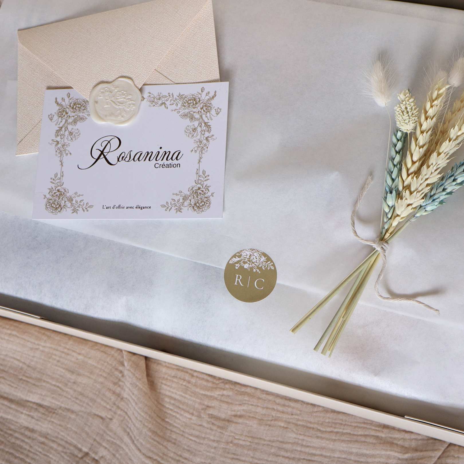 Coffret Naissance Essentiel - Bleu naturel