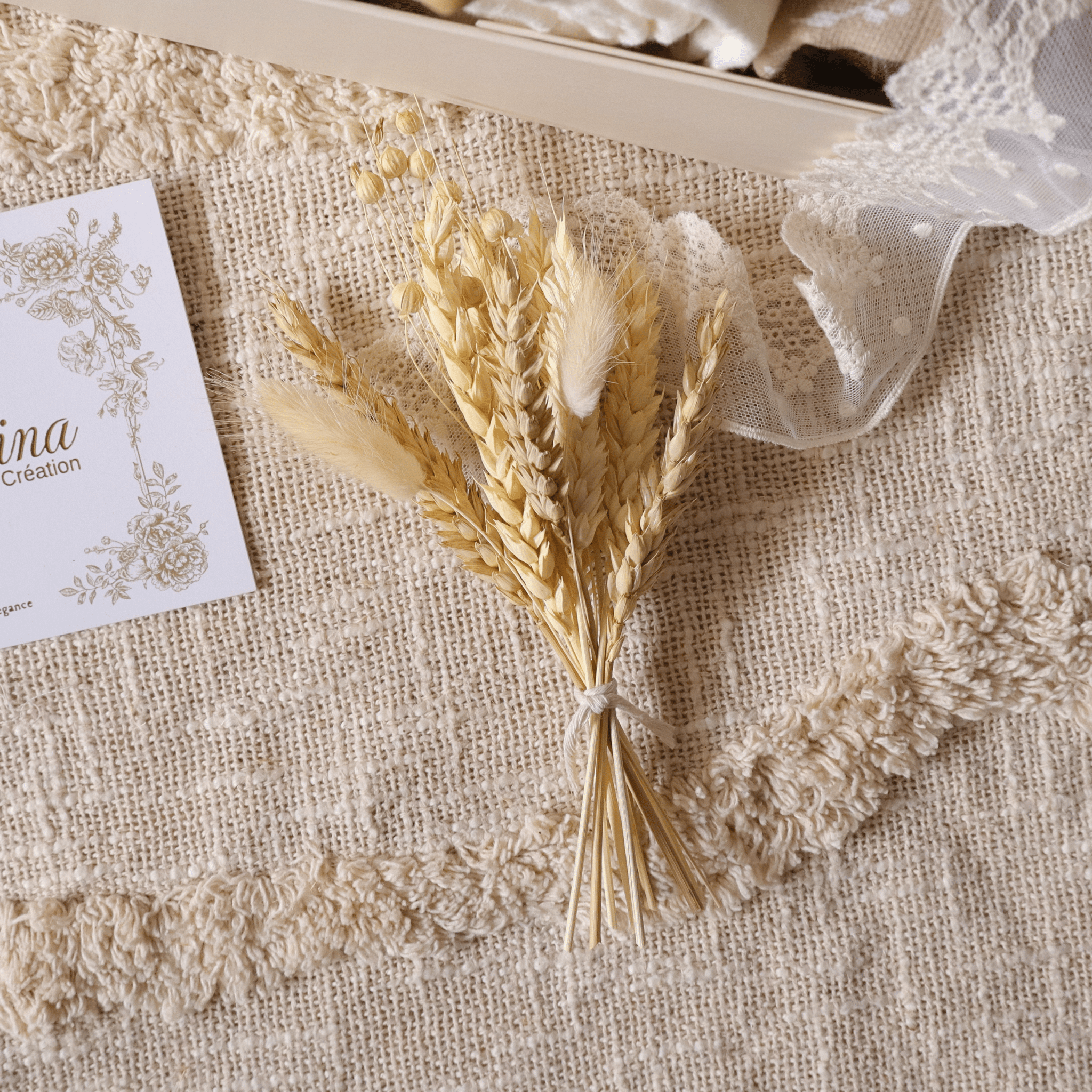 Coffret Petite Attention Signature - Rose - cadeau naissance prêt à offrir - Rosanina Création