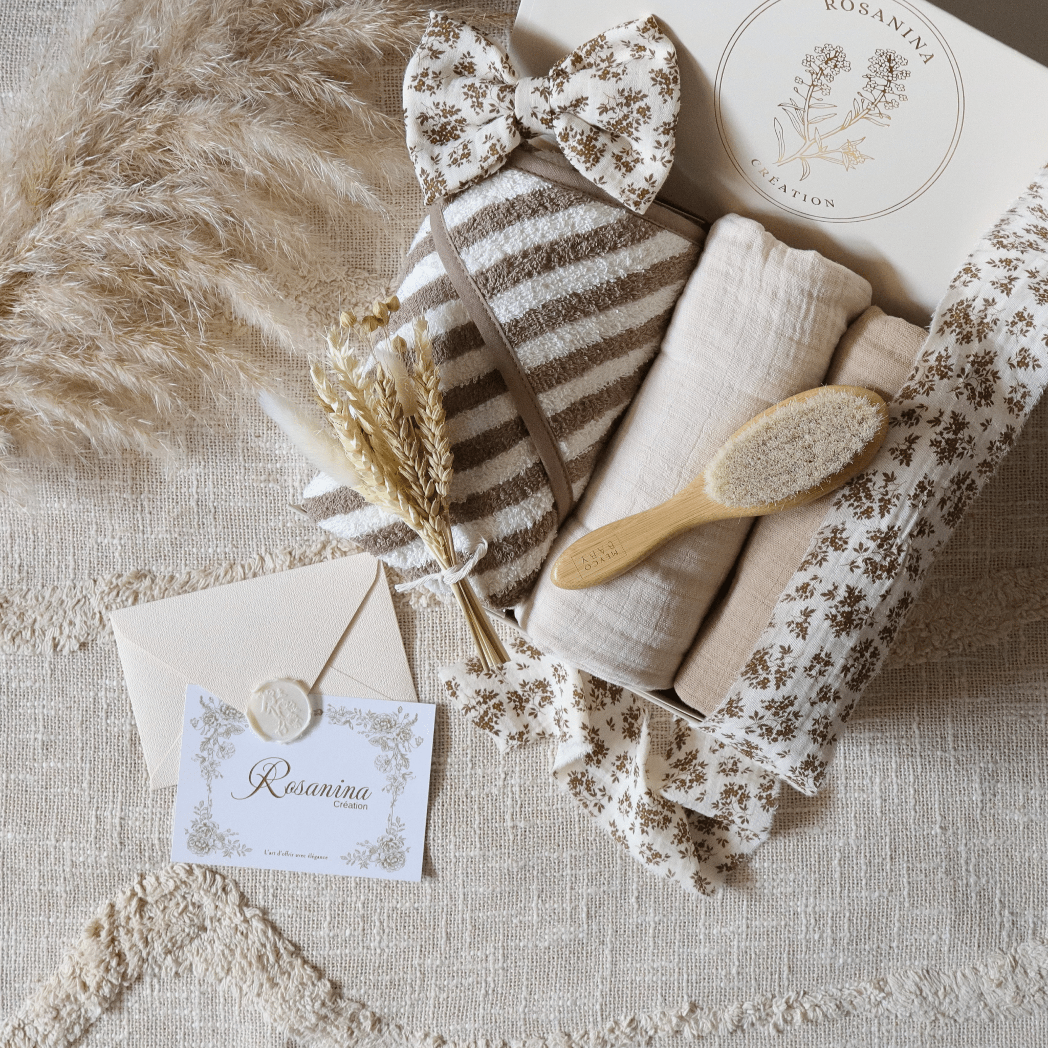 Coffret Petite Attention - Alice - cadeau naissance prêt à offrir - Rosanina Création