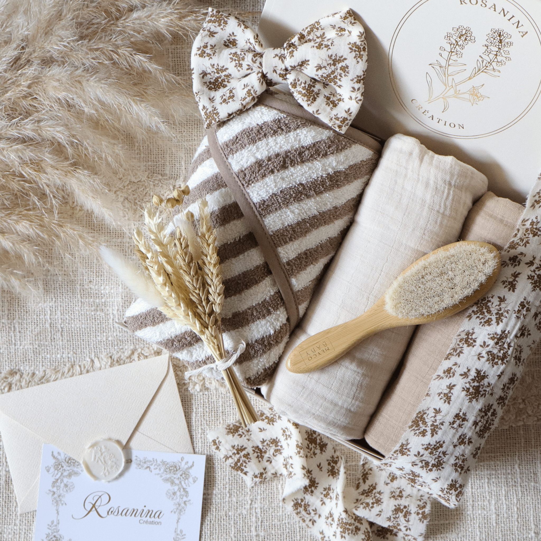 Coffret Petite Attention - Alice - cadeau naissance prêt à offrir - Rosanina Création