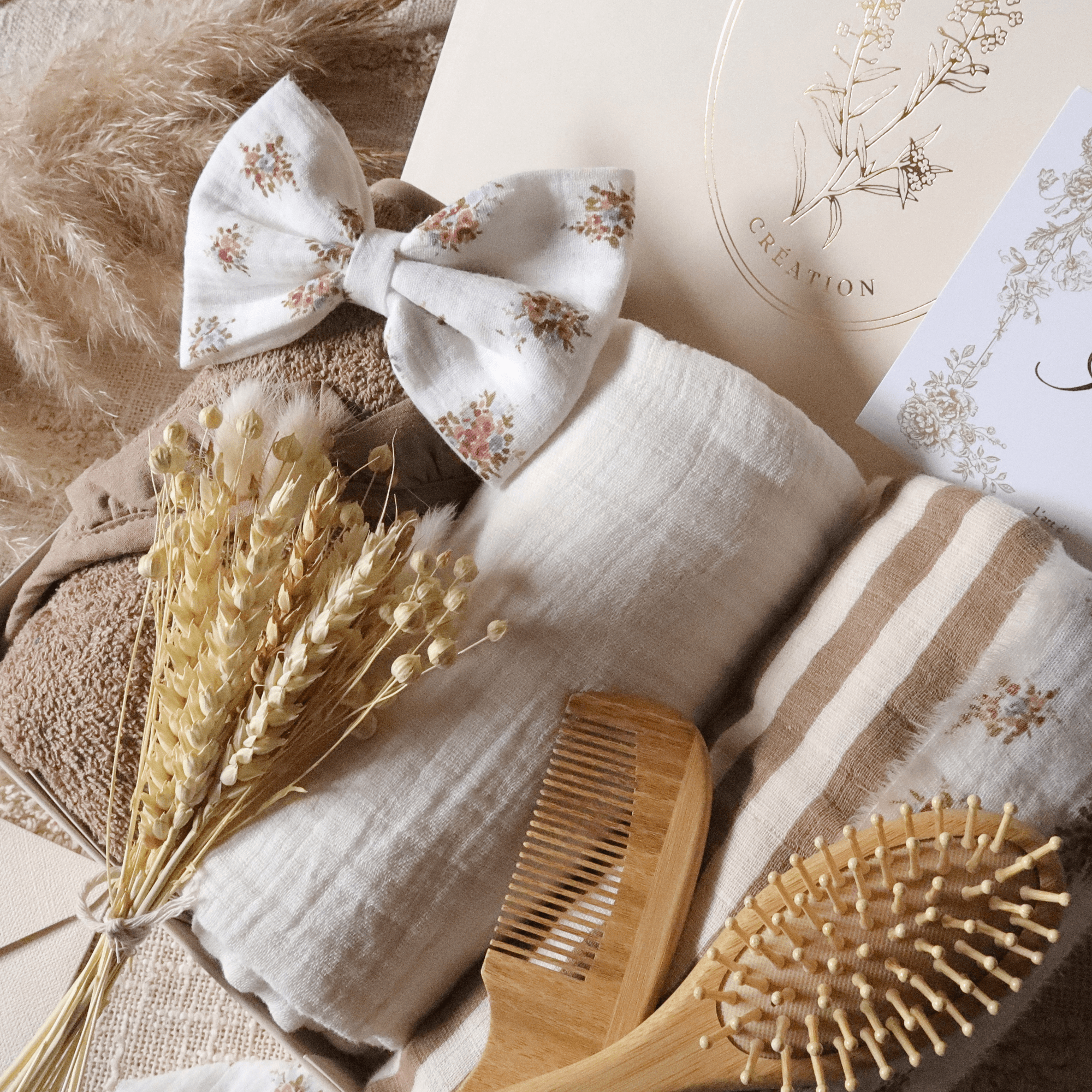 Coffret Petite Attention Signature - Pénélope - cadeau naissance prêt à offrir - Rosanina Création