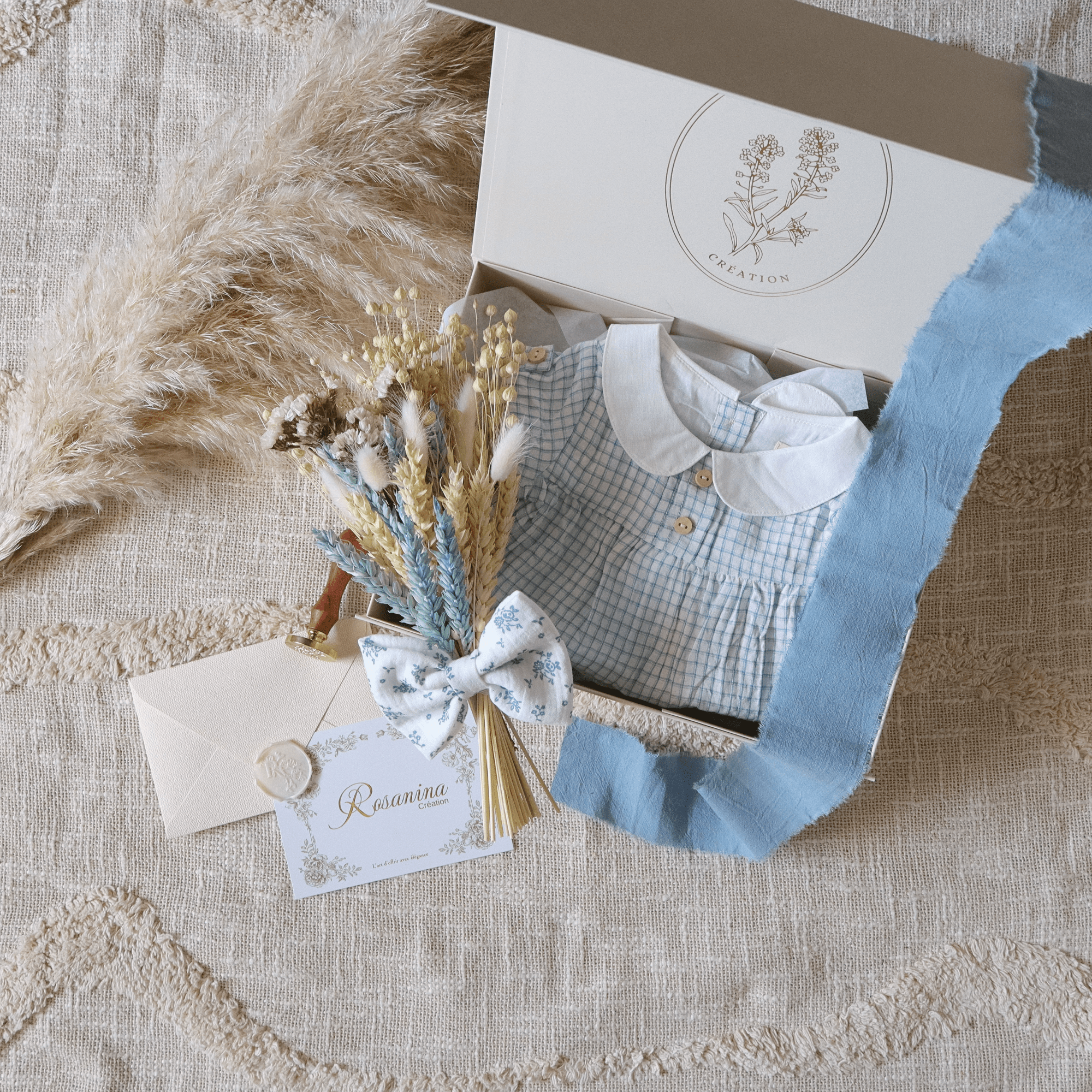Coffret Harmonie Essentiel - Gaston - cadeau naissance prêt à offrir - Rosanina Création