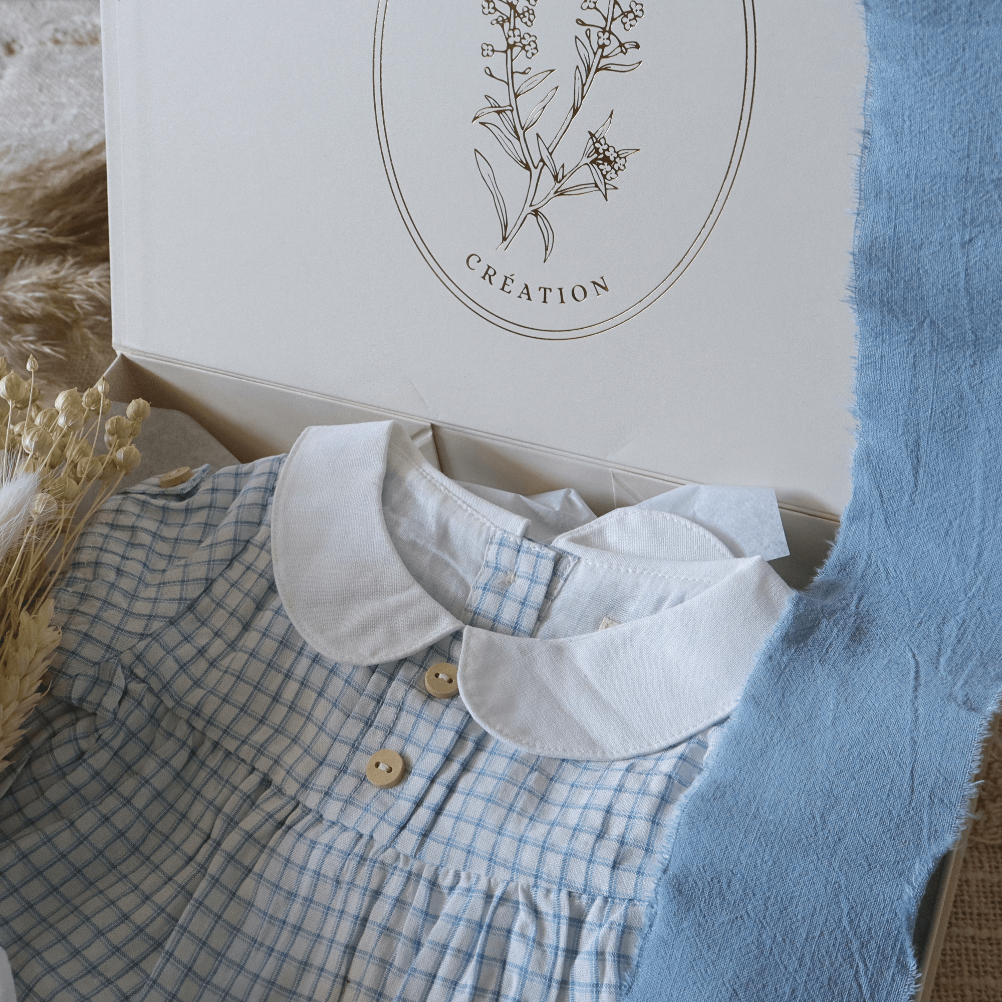 Coffret Harmonie Essentiel - Gaston - cadeau naissance prêt à offrir - Rosanina Création