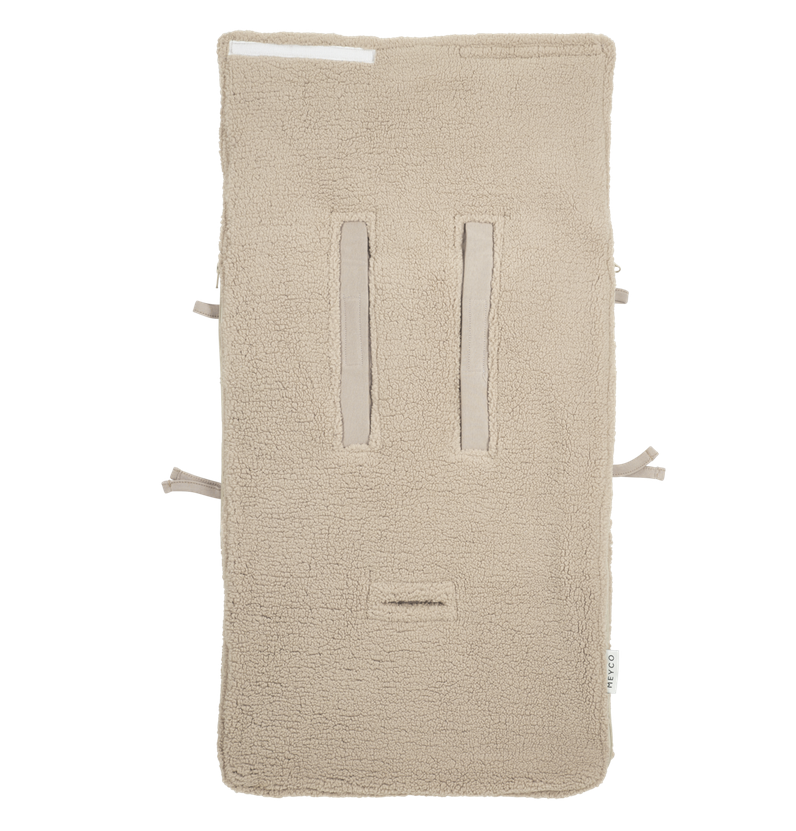 Chancelière bébé Teddy Sable Meyco Baby beige pour poussette