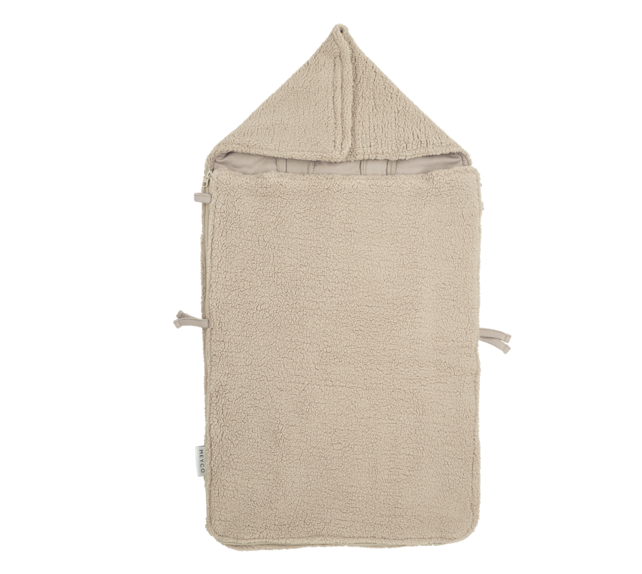 Chancelière bébé Teddy Sable Meyco Baby beige pour poussette