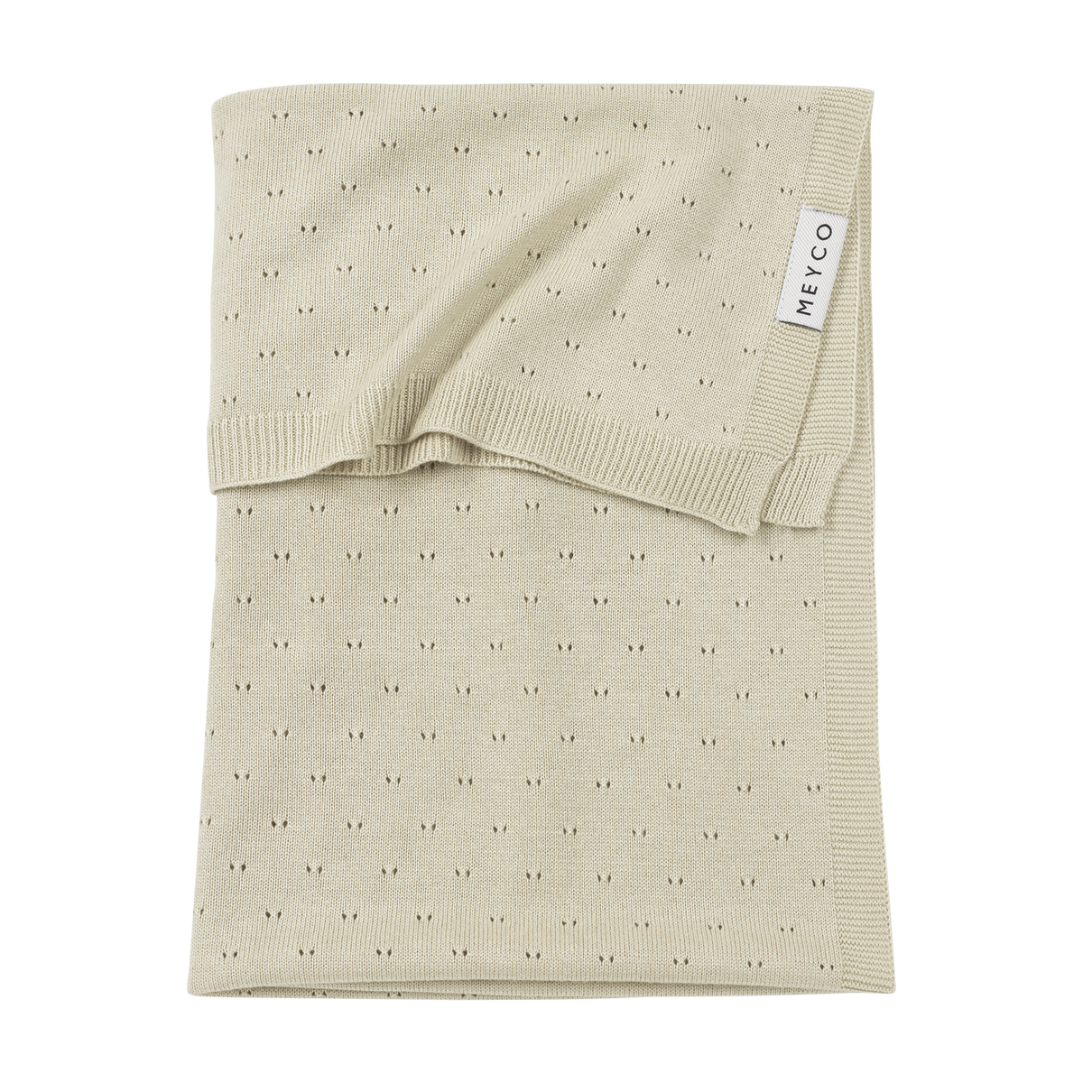 Couverture bébé Ajour Soft Sand 75 x 100 cm en bambou et coton