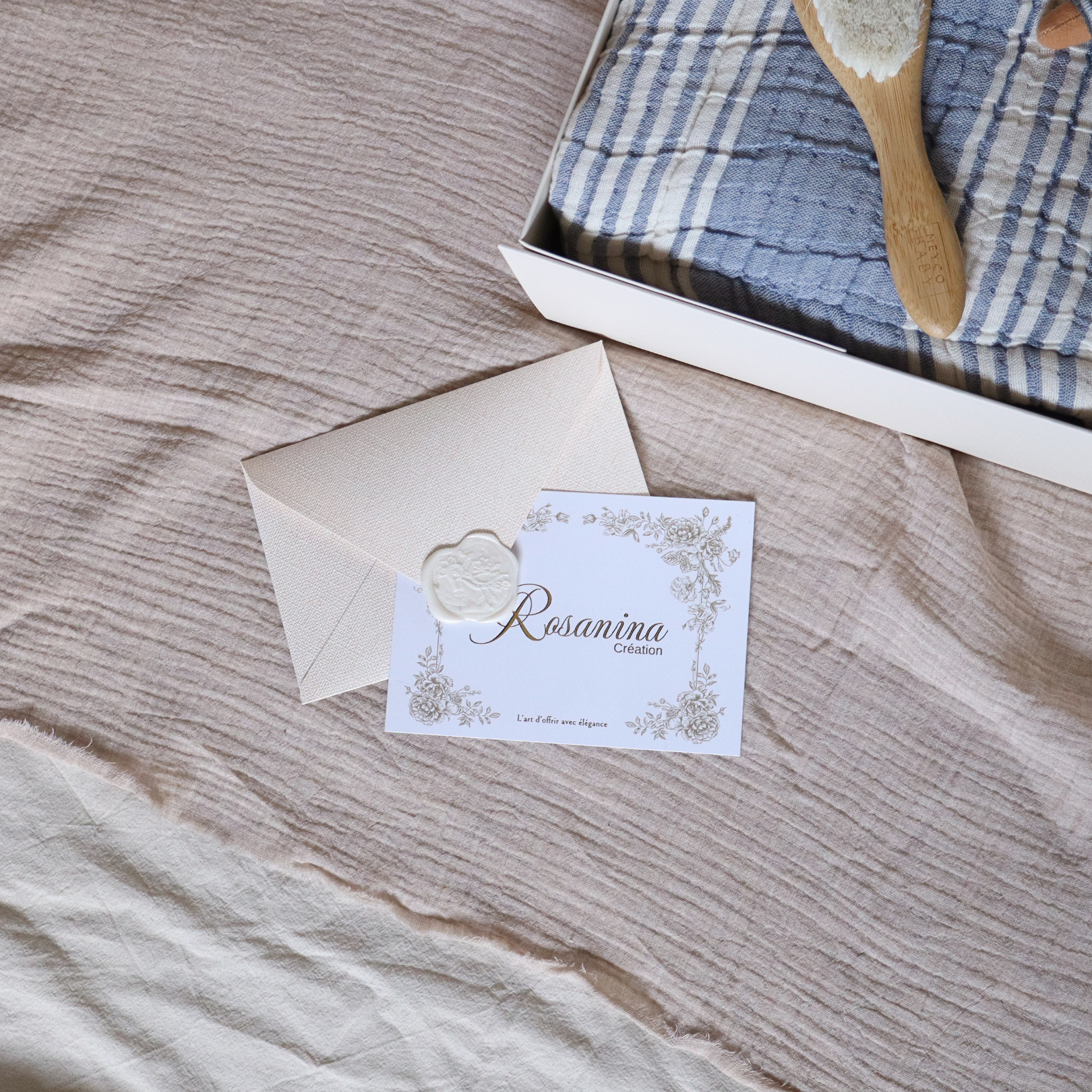Coffret Naissance Essentiel - Bleu naturel