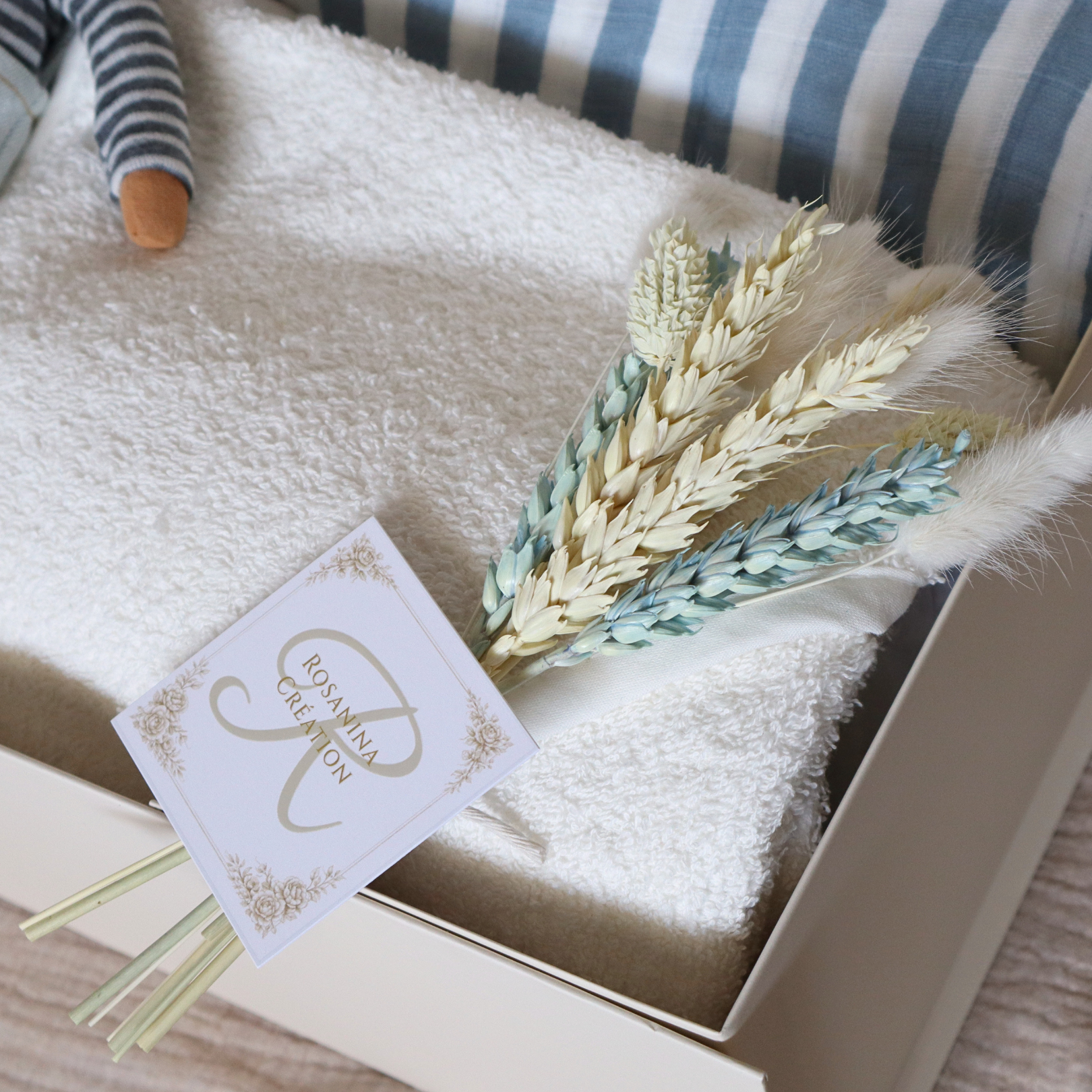 Coffret Naissance Essentiel - Bleu naturel