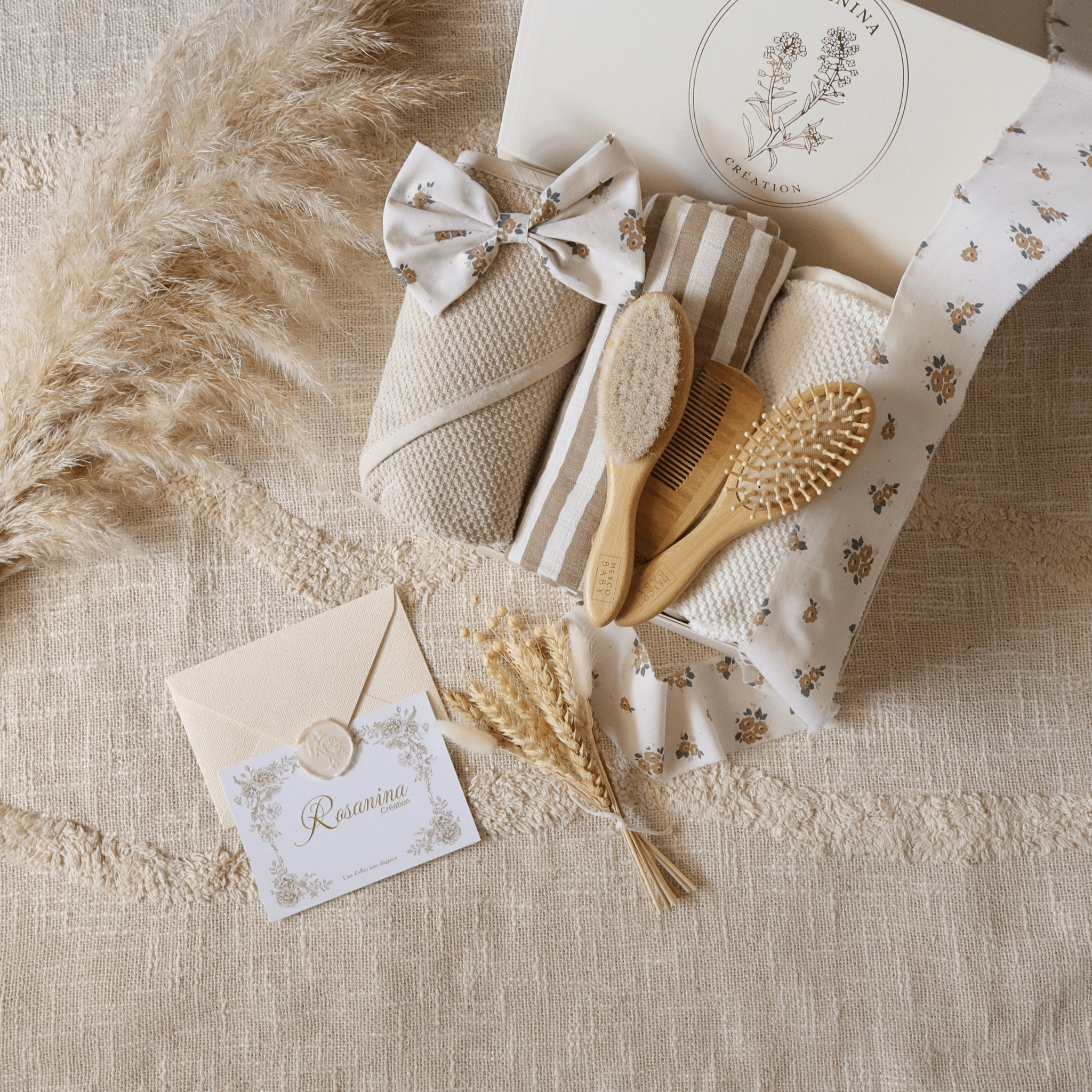 Coffret Petite Attention - Agnès - cadeau naissance prêt à offrir - Rosanina Création