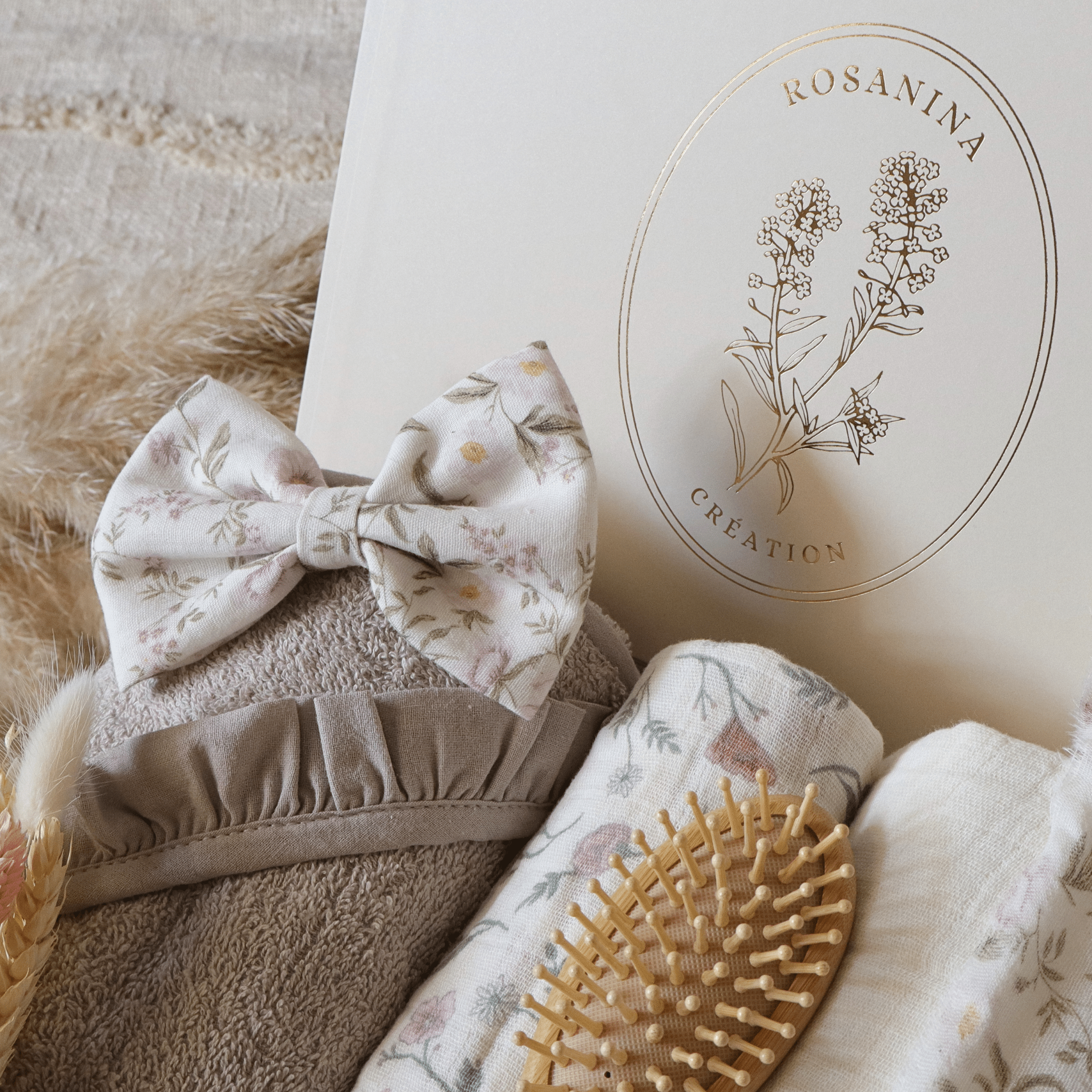 Coffret Petite Attention Signature - Anne - cadeau naissance prêt à offrir - Rosanina Création