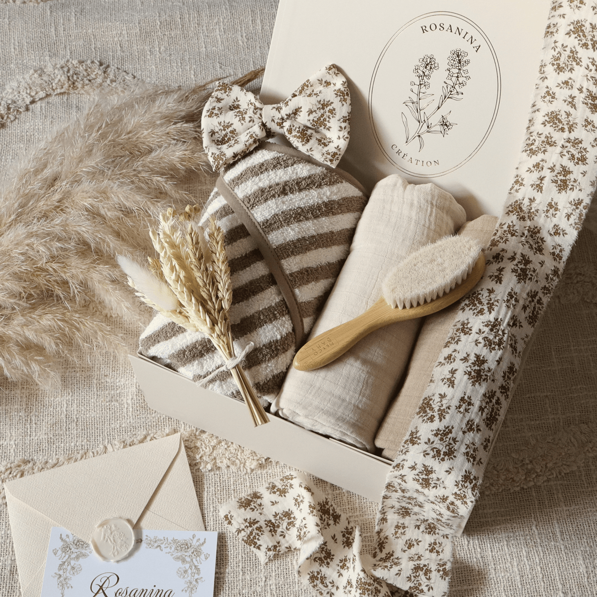 Coffret Petite Attention - Alice - cadeau naissance prêt à offrir - Rosanina Création