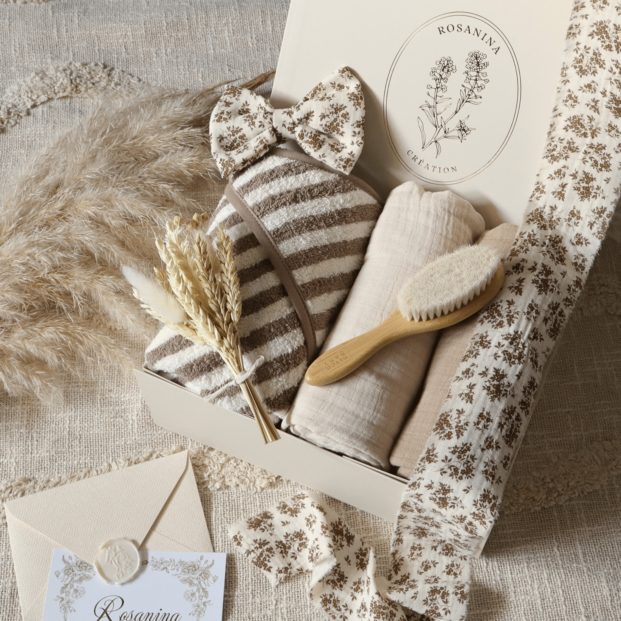 Coffret Petite Attention - Alice - cadeau naissance prêt à offrir - Rosanina Création