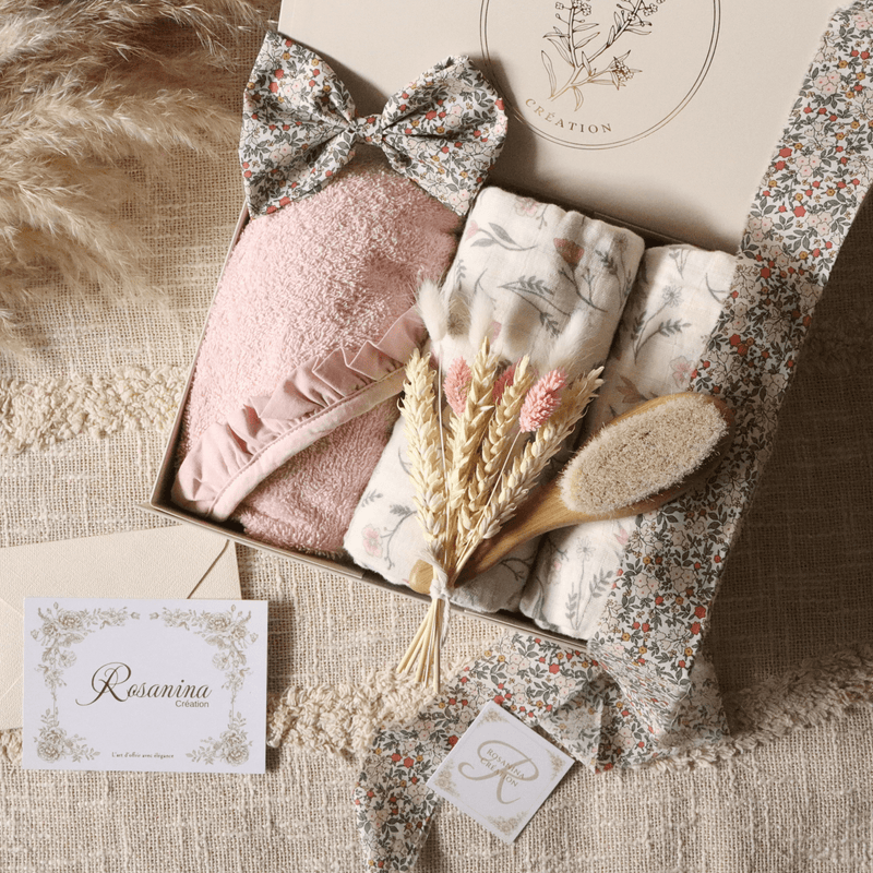 Coffret Petite Attention Essentiel - Éternel - cadeau naissance prêt à offrir - Rosanina Création