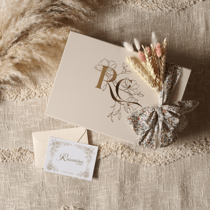 Coffret Petite Attention Essentiel - Éternel - cadeau naissance prêt à offrir - Rosanina Création
