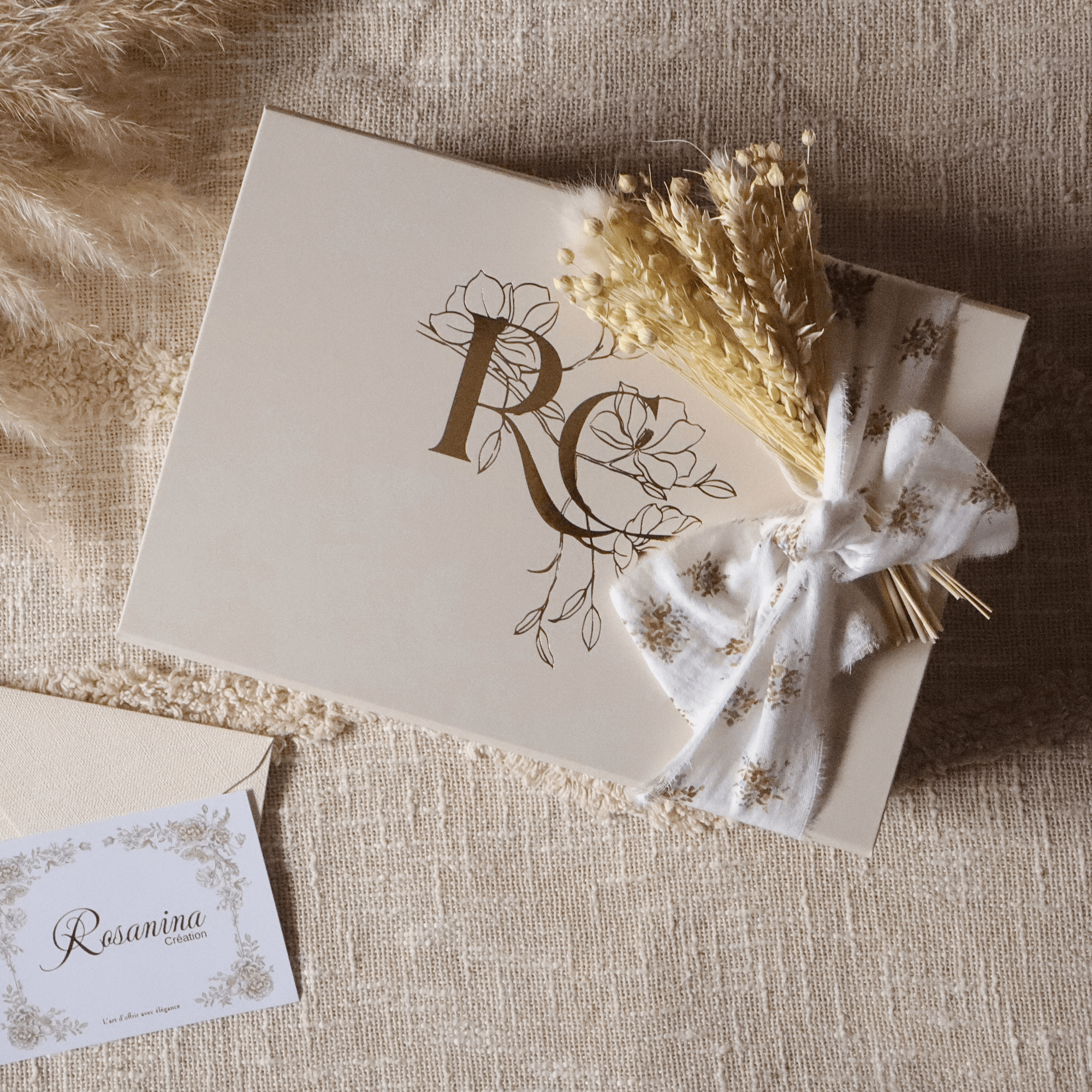 Coffret Petite Attention Signature - Pénélope - cadeau naissance prêt à offrir - Rosanina Création