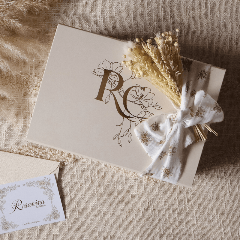 Coffret Petite Attention Signature - Pénélope - cadeau naissance prêt à offrir - Rosanina Création