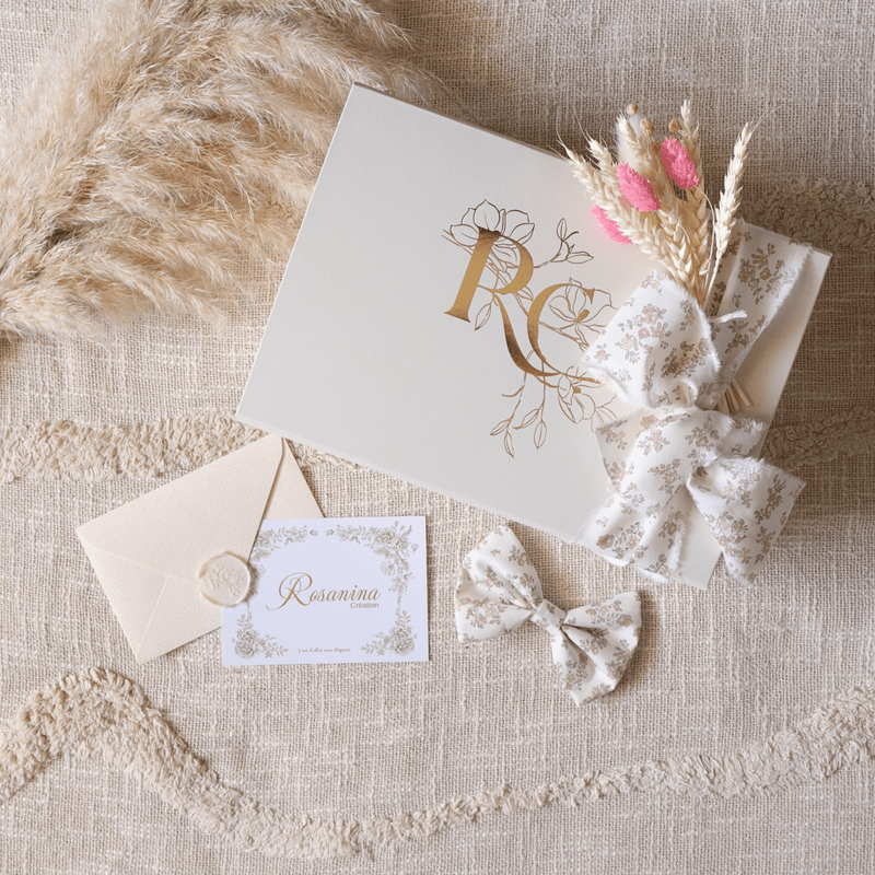 Coffret Petite Attention - Léontine - cadeau naissance prêt à offrir - Rosanina Création