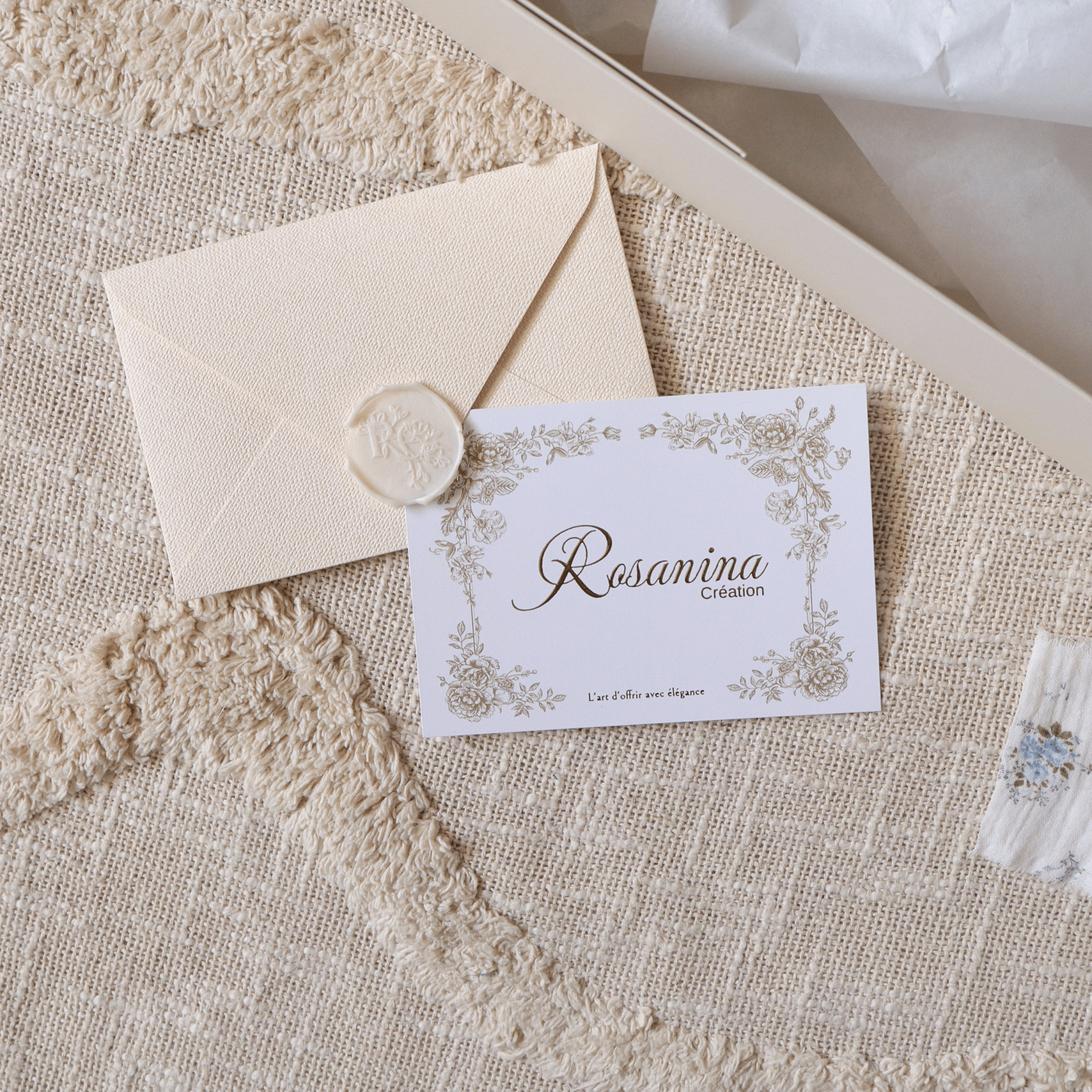 Coffret Bouquet - Constance - cadeau naissance prêt à offrir - Rosanina Création