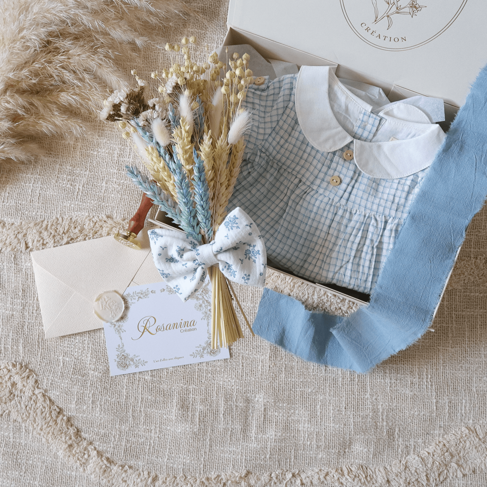 Coffret Harmonie Essentiel - Gaston - cadeau naissance prêt à offrir - Rosanina Création